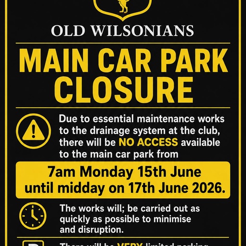 Main car park closure 